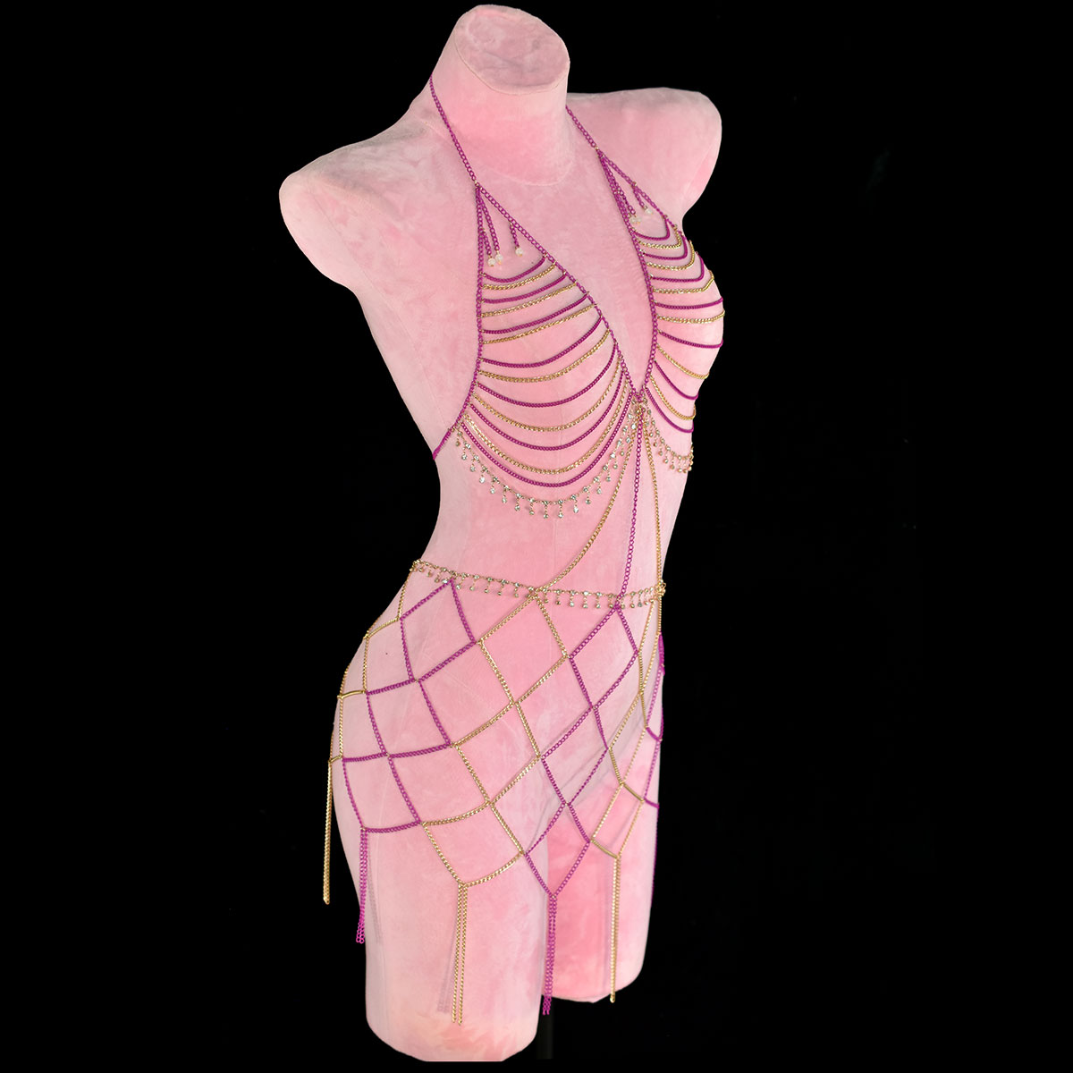 Haut tendance + robe à la tail - Body Jewelry Dress avis et prix