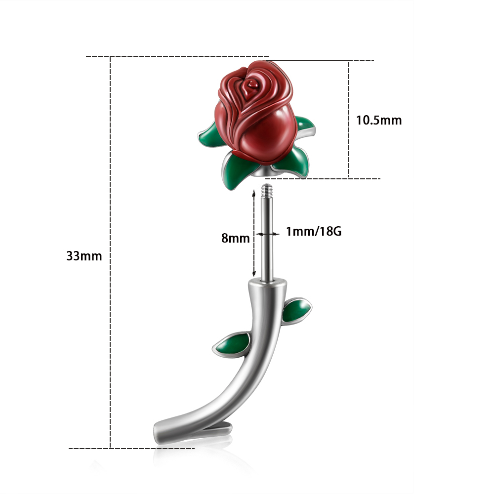 Anneau de nombril de fleur de  - Body Jewelry Barbell avis et prix