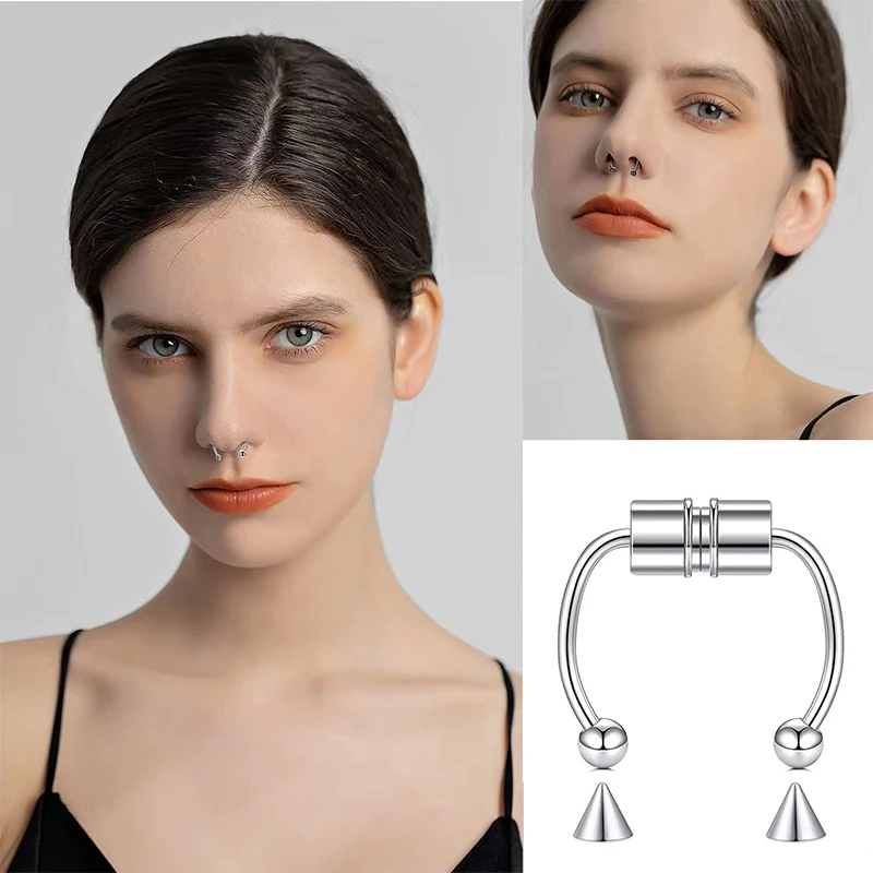 Faux Piercing nez anneau cerce - Body Jewelry And Piercing avis et prix