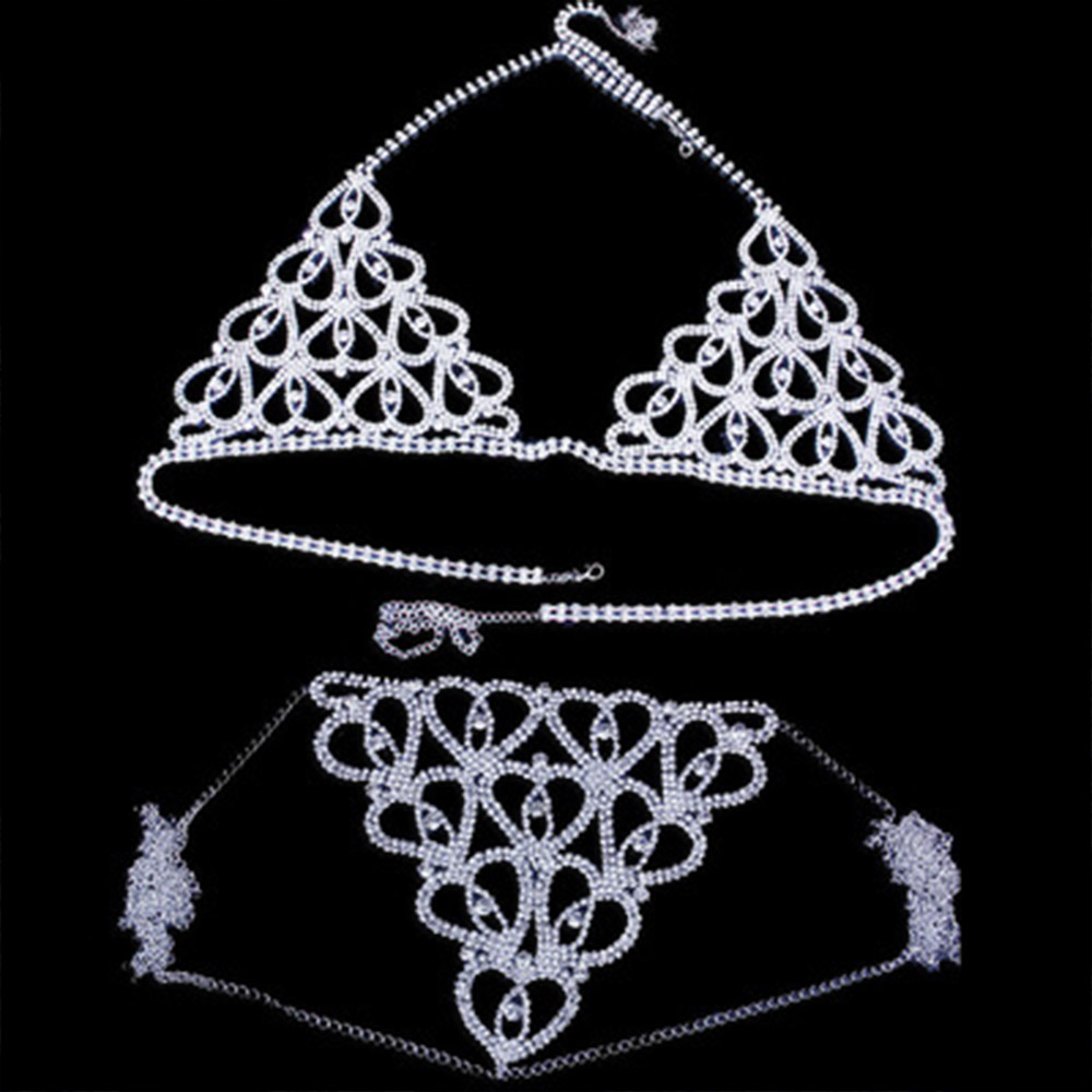 Mode strass coeur soutien-gorg - Body Jewelry Retainers avis et prix