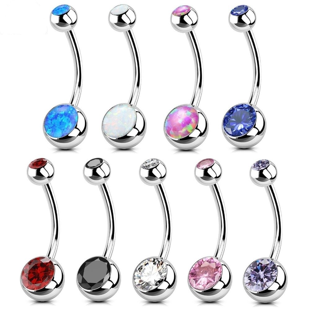Anneaux de nombril en titane d - Body Jewelry Materials avis et prix