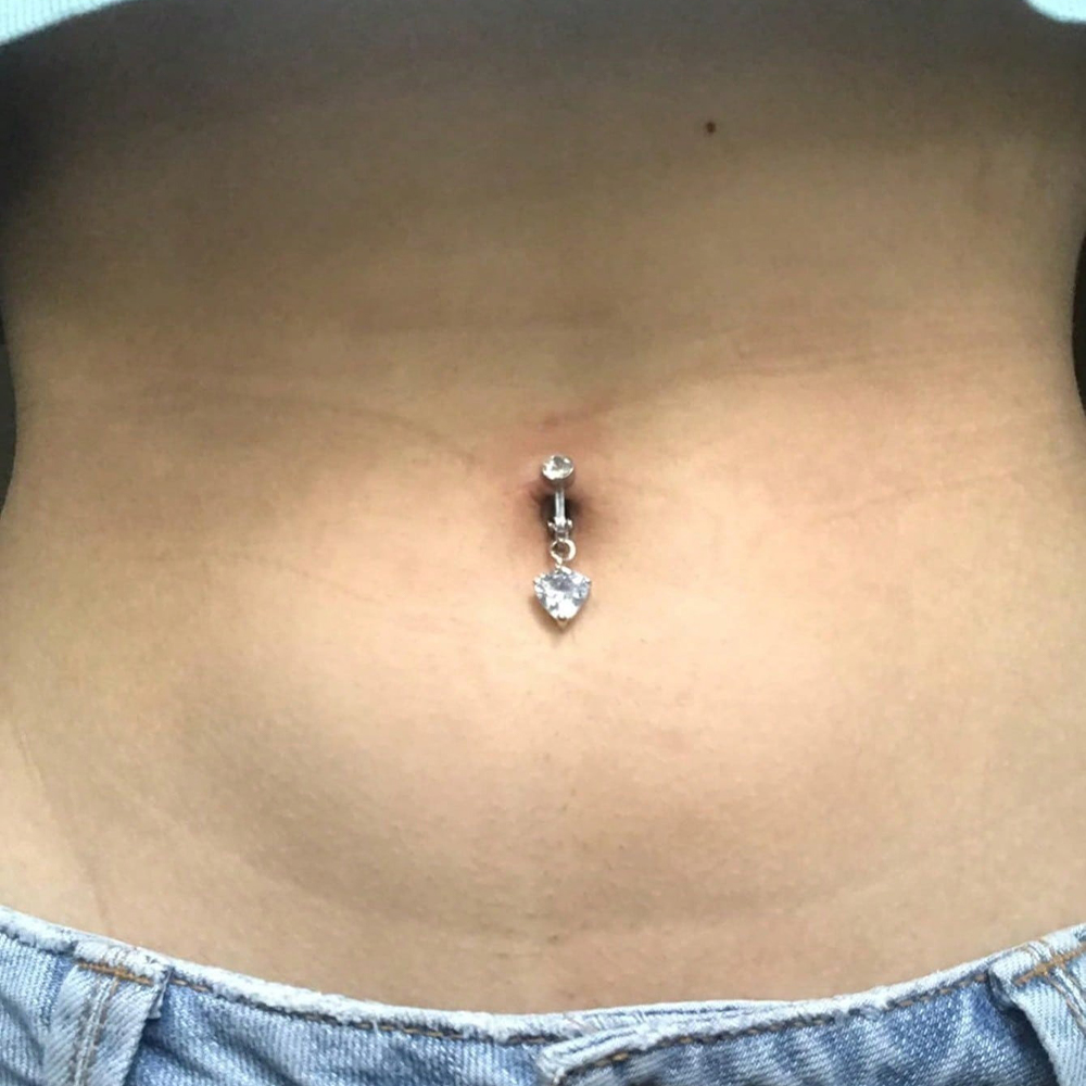 Faux piercing de nombril doré, - Body Jewelry And Piercing avis et prix