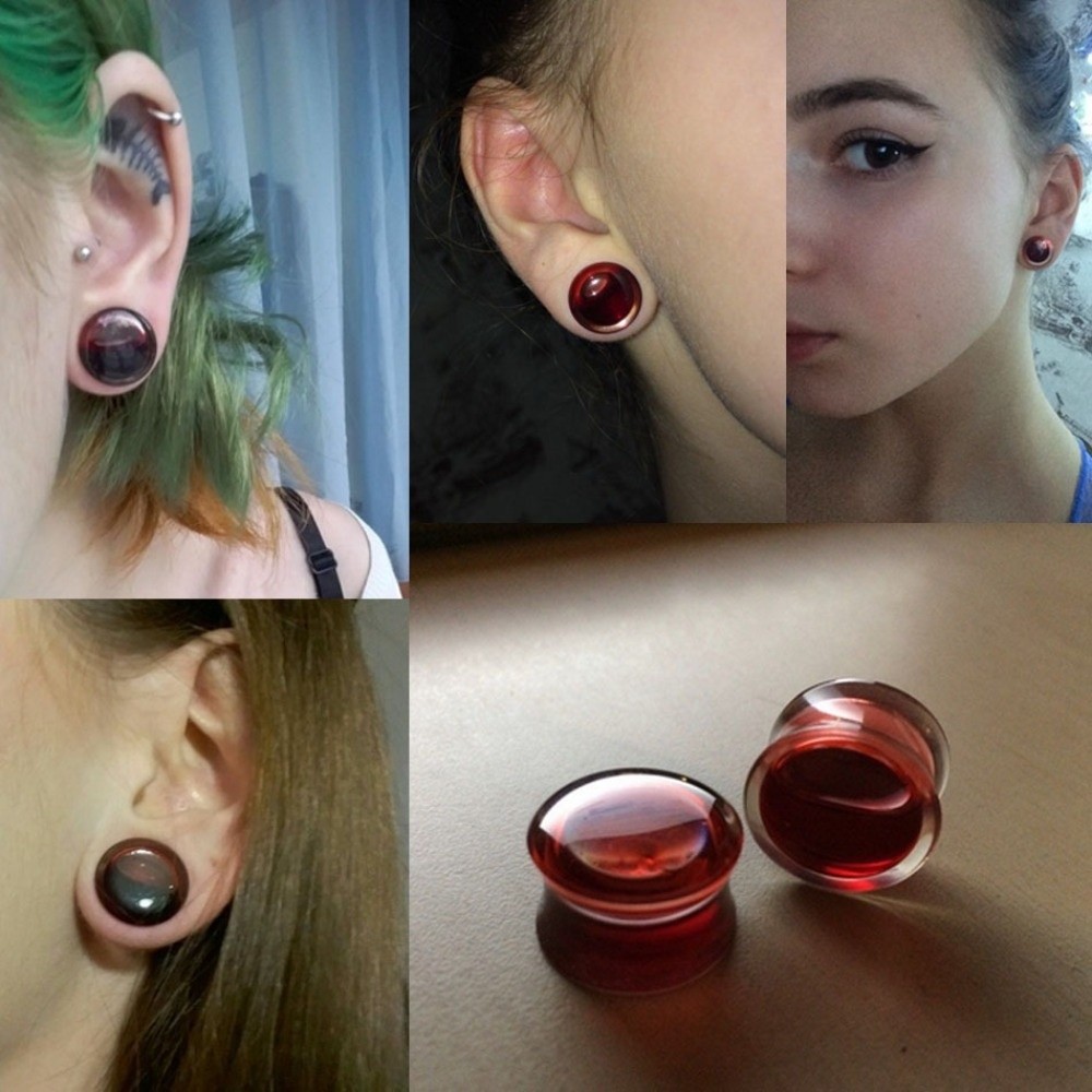 Double Saddle Ear Plug Jewelry - Body Jewelry Tunnels avis et prix