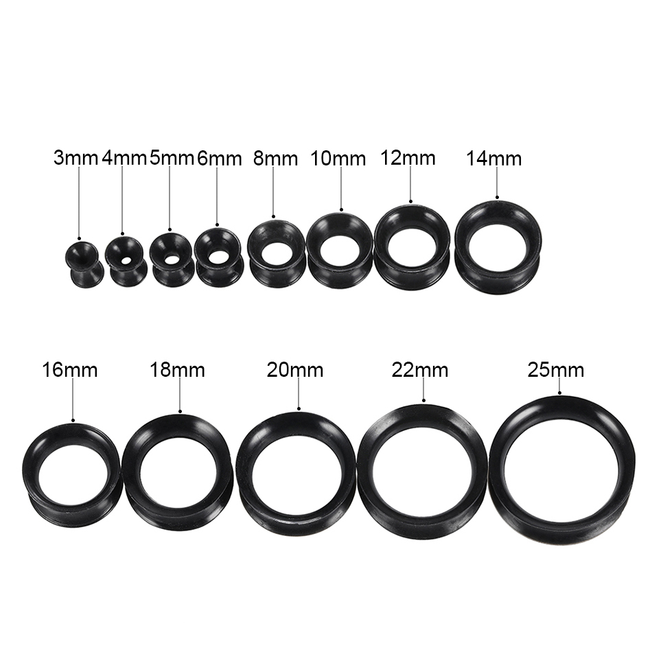 30 pcs/lot Silicone Flexible o - Body Jewelry Tunnels avis et prix