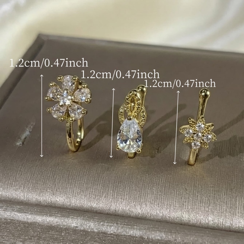 Ensemble de 3 pinces à nez de  - Body Jewelry Materials avis et prix