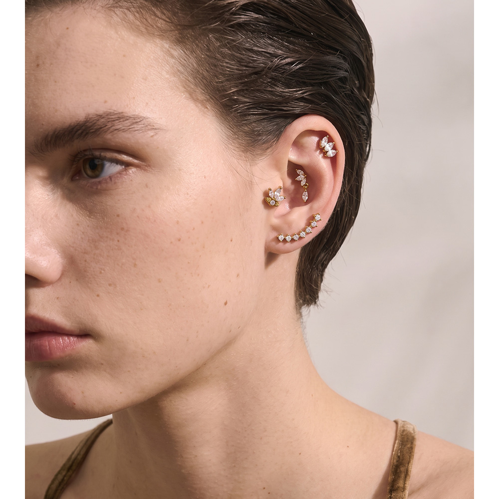 Yhpup 1PC Boucles d'oreilles e - Body Jewelry Flat Back avis et prix