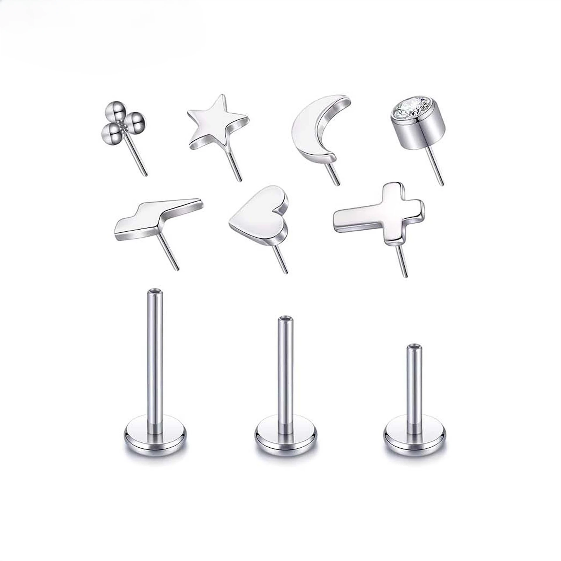 Base sans fil ASTM F136, bijou - Body Jewelry Threadless avis et prix
