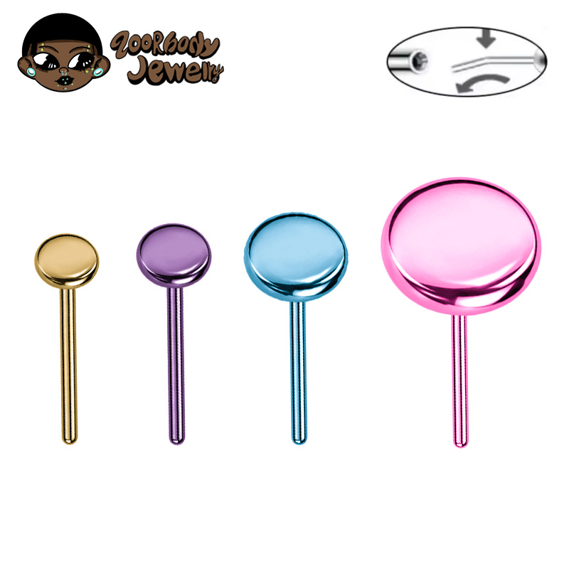 10 pièces Anneau labret à pous - Body Jewelry Threadless avis et prix