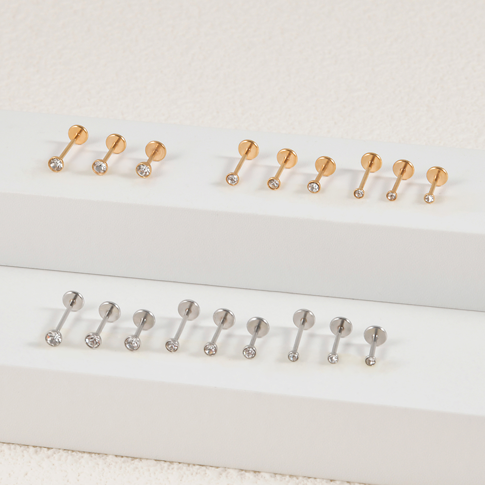 Piercing en Acier Sans Fil pou - Body Jewelry Threadless avis et prix