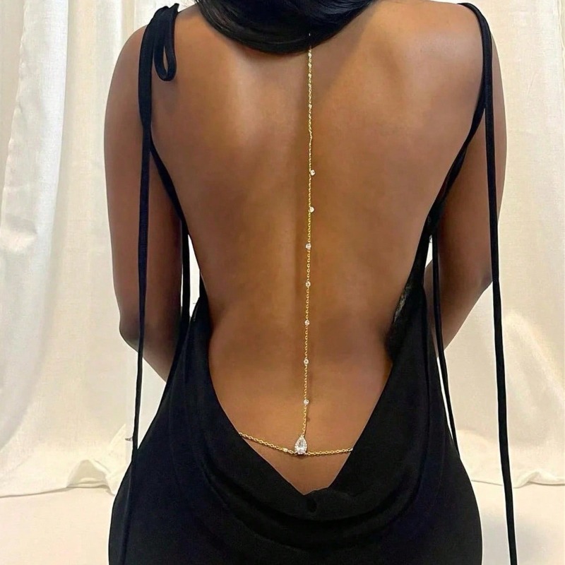 Mariée dos nu strass goutte d' - Body Jewelry Dress avis et prix