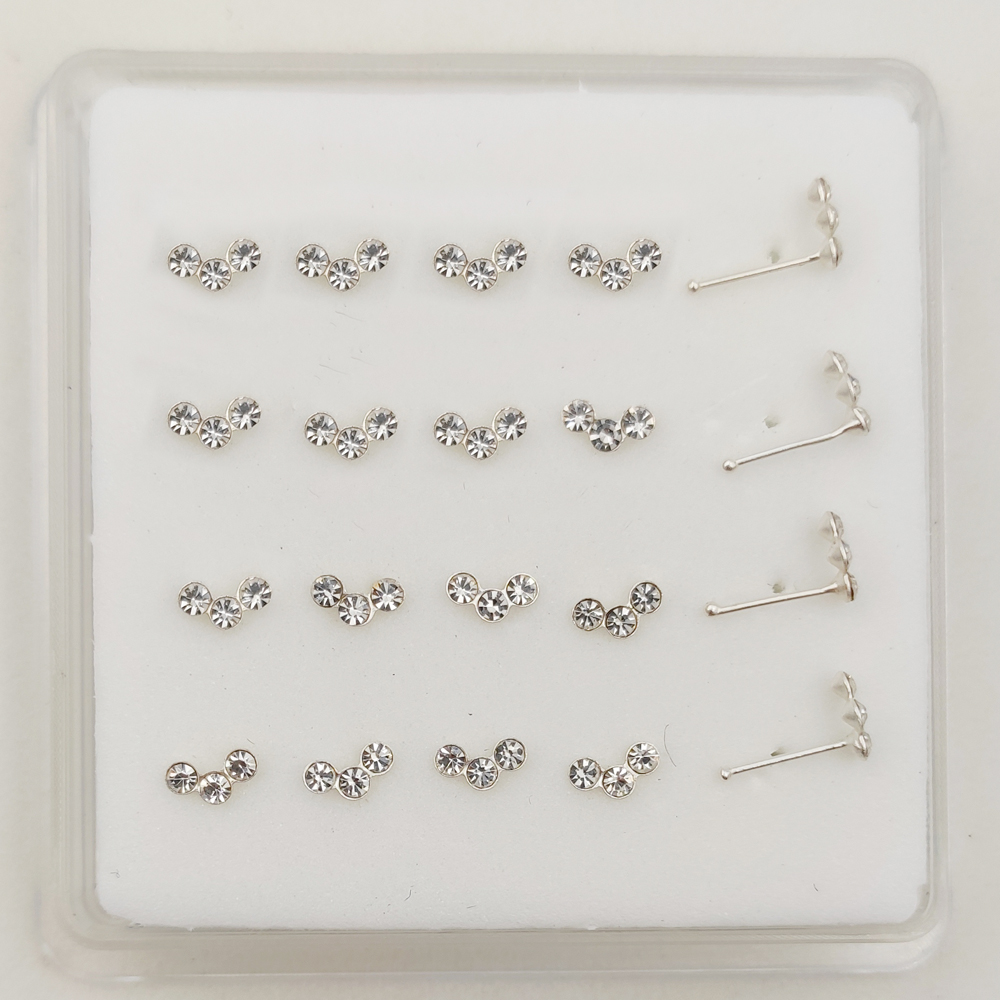 925 argent Sterling cristal ne - Body Jewelry Indian avis et prix