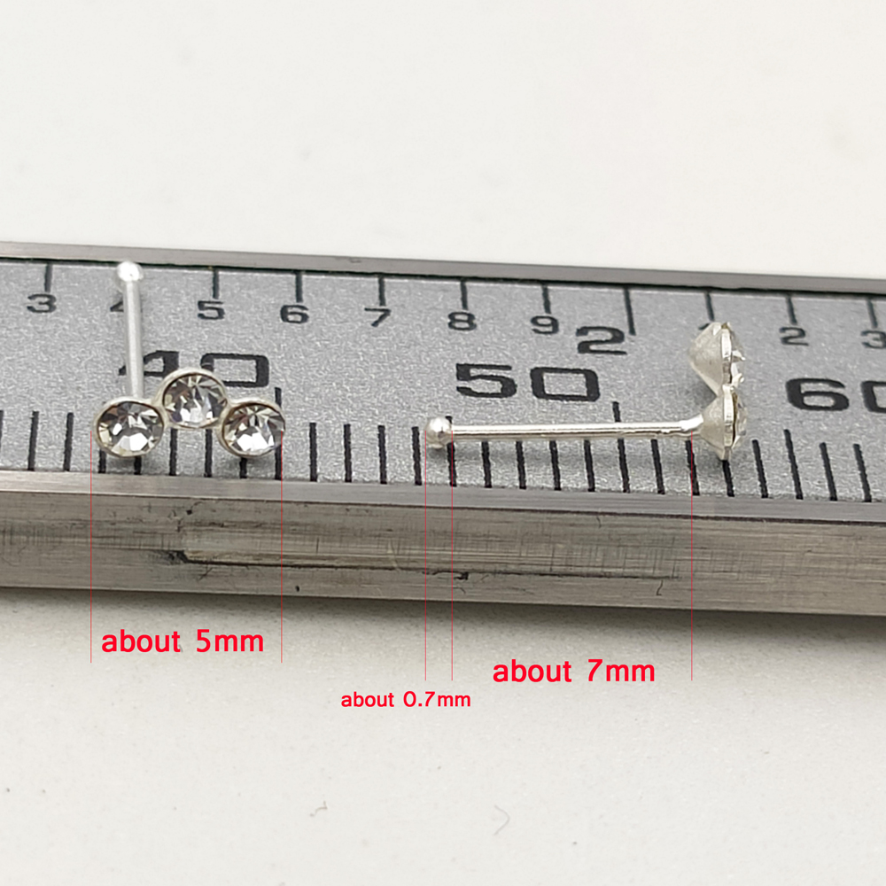 925 argent Sterling cristal ne - Body Jewelry Indian avis et prix