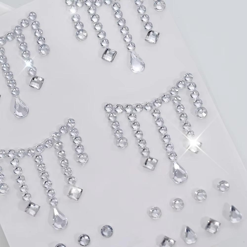 1/5 feuilles visage bijoux aut - Body Jewelry Diamond avis et prix