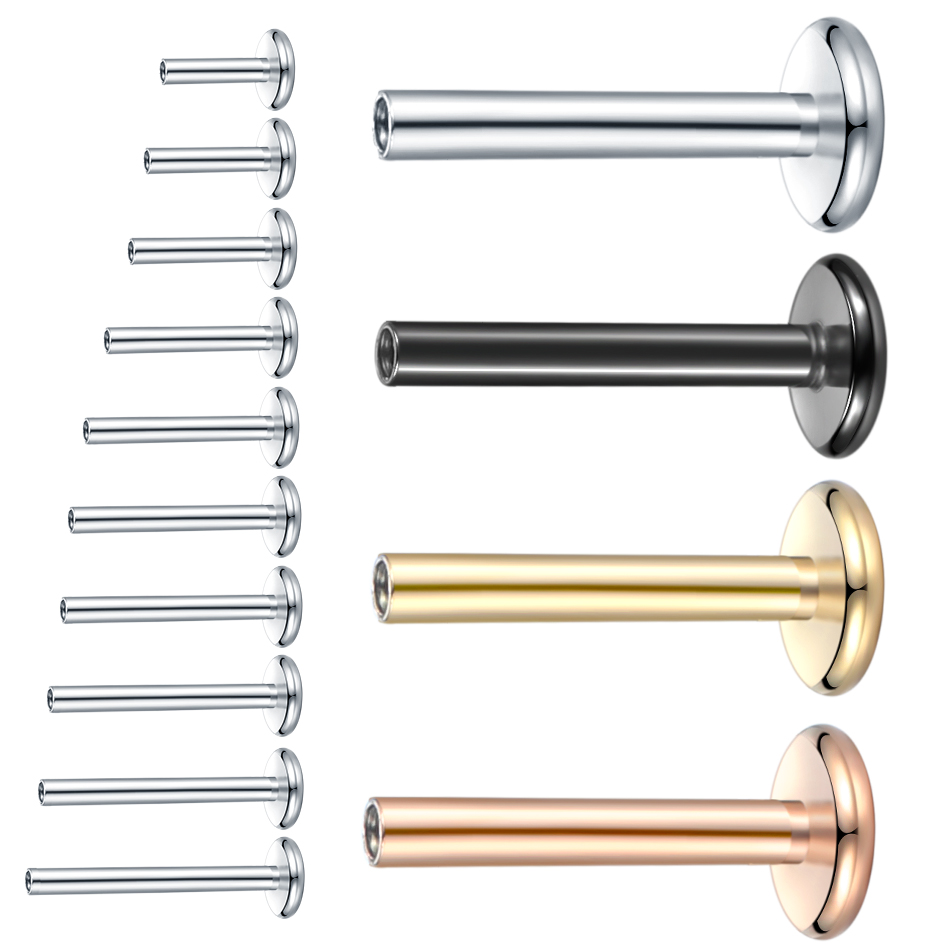 Piercing Labret en acier, 10 p - Body Jewelry Barbell avis et prix