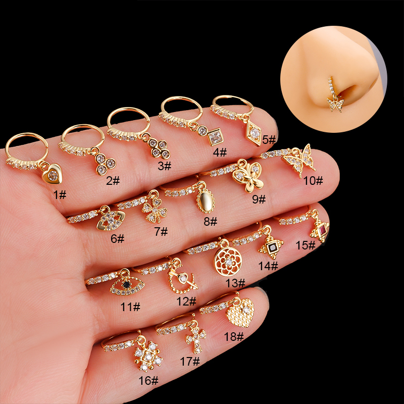 Anneau de nez en acier inoxyda - Body Jewelry Indian avis et prix