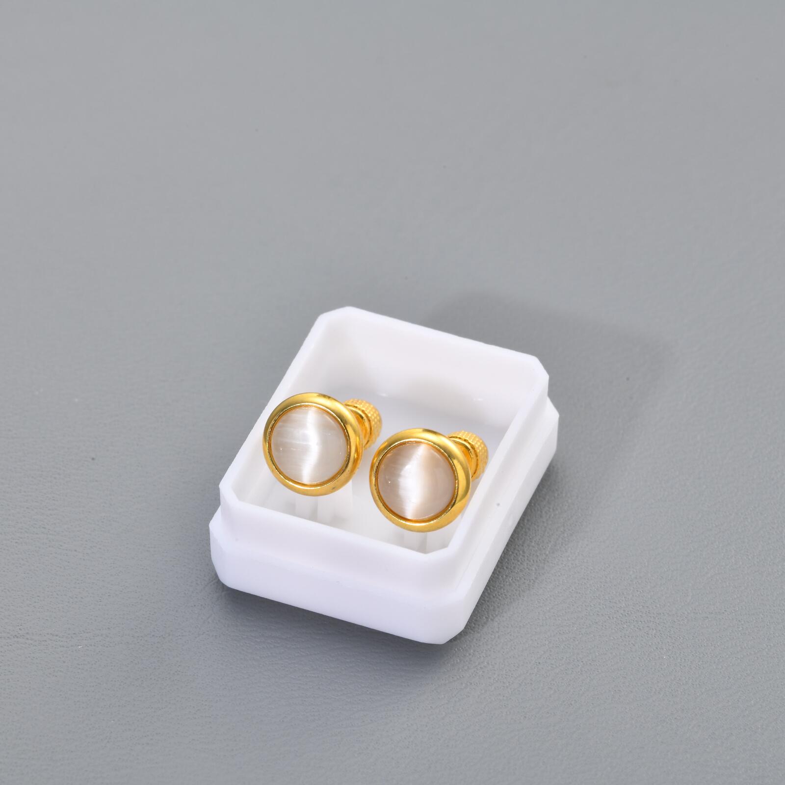 Boucles d'oreilles clous pierr - Body Jewelry Flat Back avis et prix