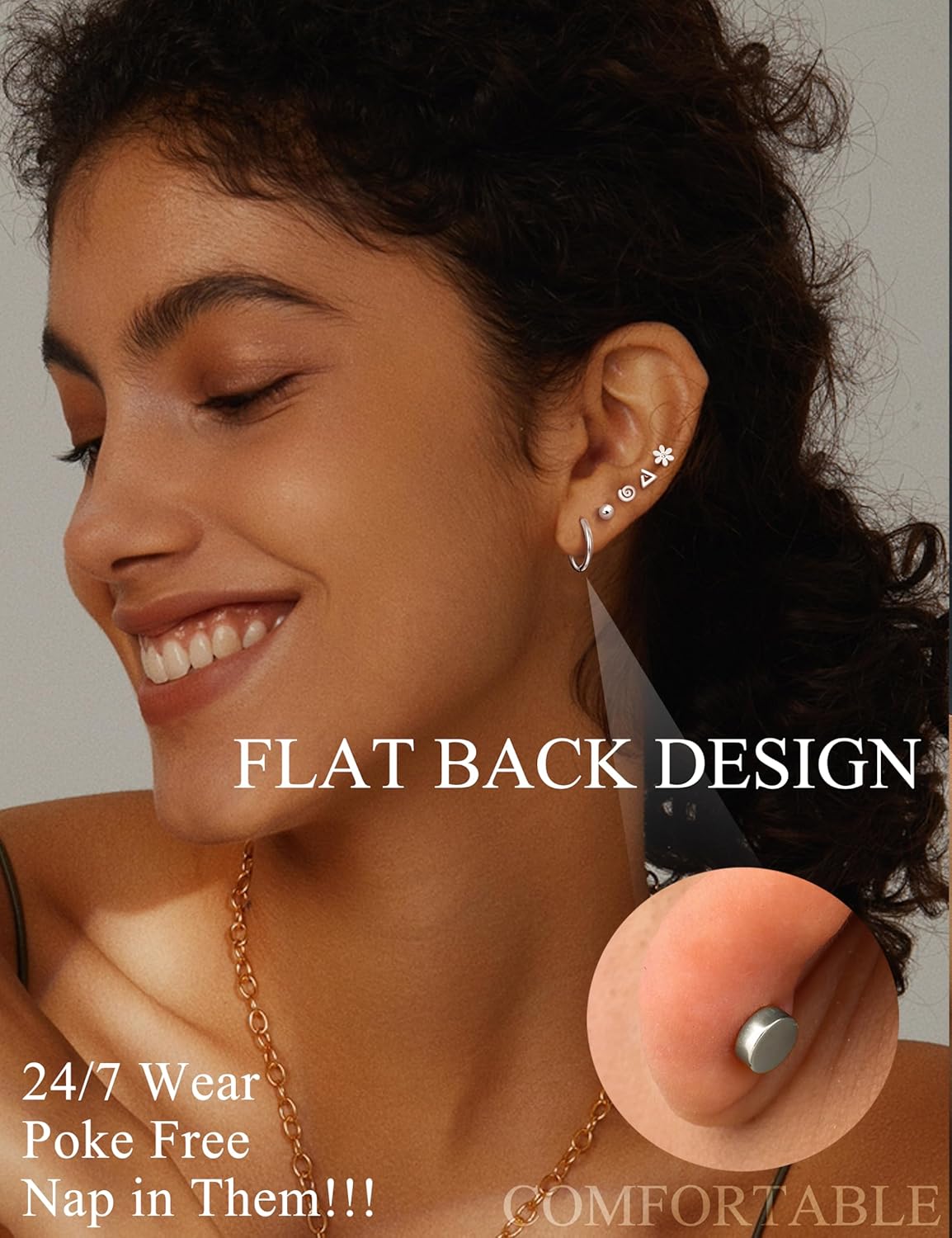 FASACCO 1 paire de boucles d'o - Body Jewelry Flat Back avis et prix